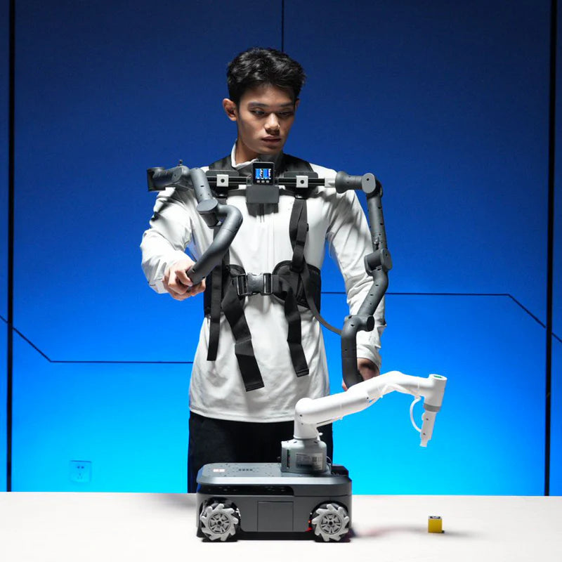 Elephant Robotics myController S570: a wearable dual-arm exoskeleton for teleoperation and data collection