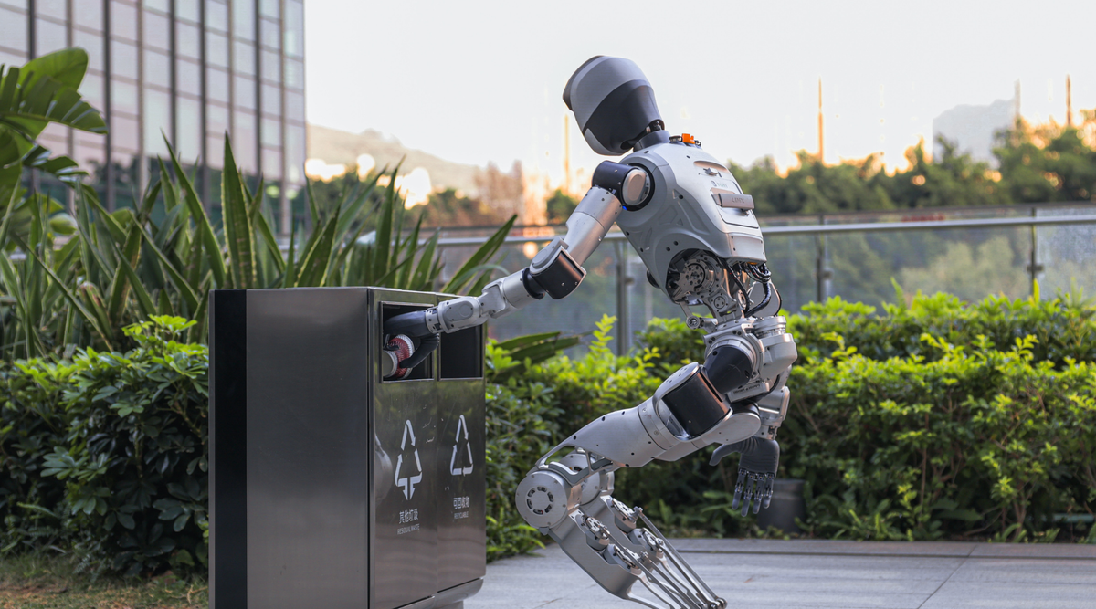 Oli EDU humanoid robot and the Tron1 EDU biped robot