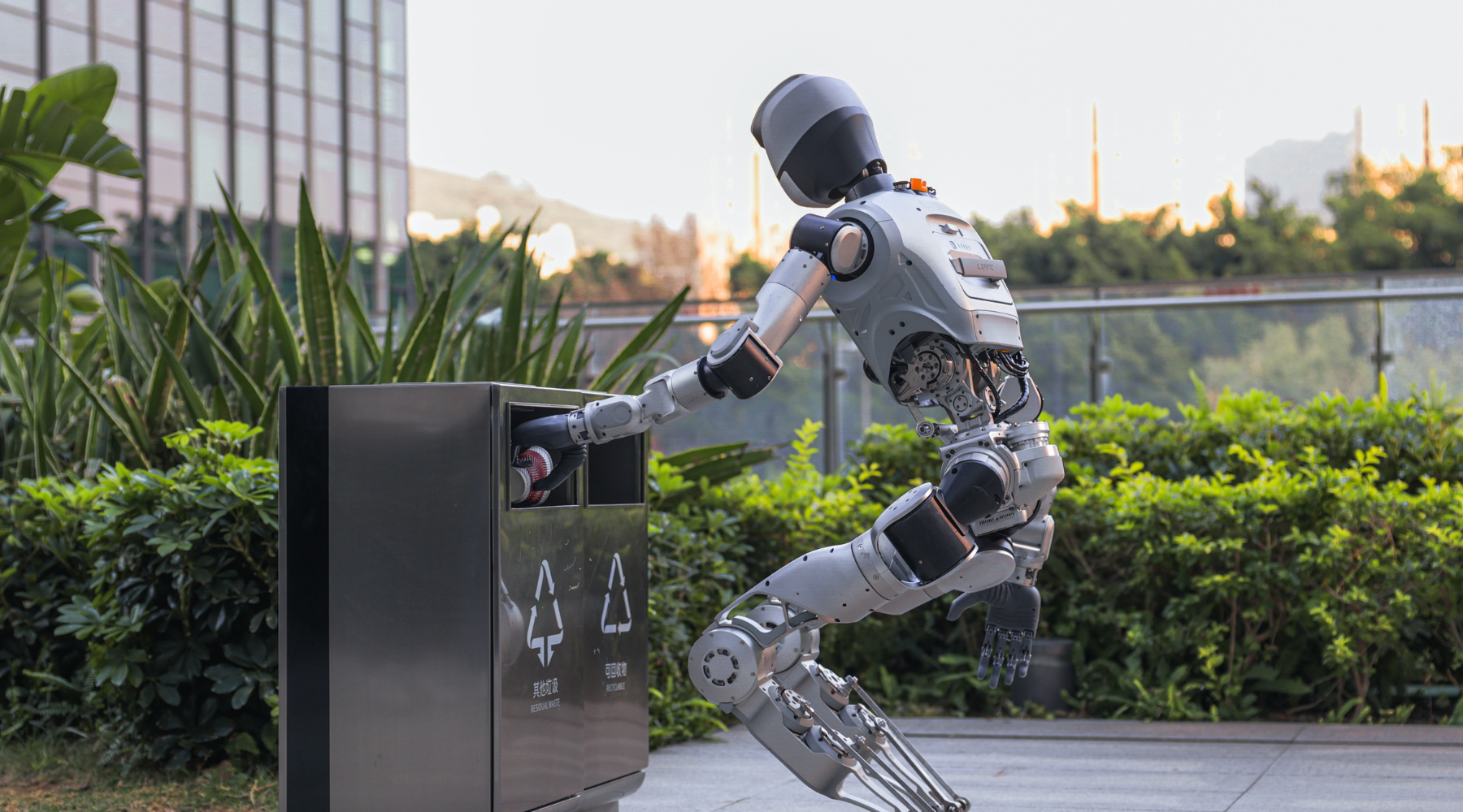 Oli EDU humanoid robot and the Tron1 EDU biped robot