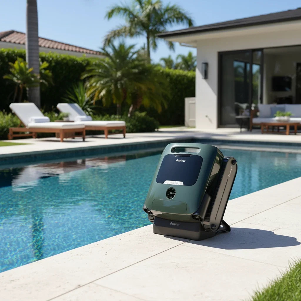 Beatbot AquaSense 2 Pro robotic pool cleaner, the reference model for this hardware walkthrough