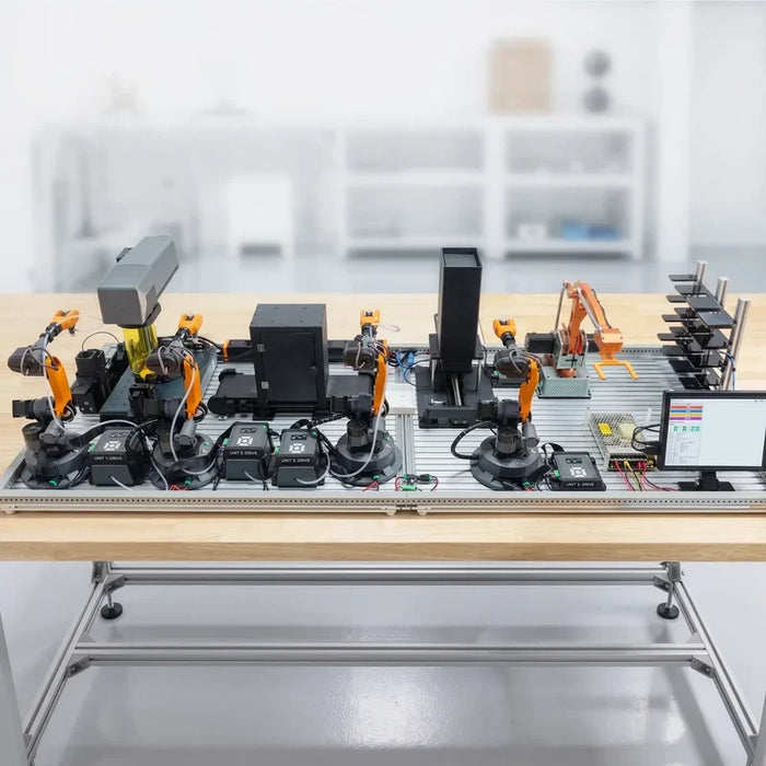 WLKATA Engraved Souvenirs Manufacturing Line: A Desktop Training Cell