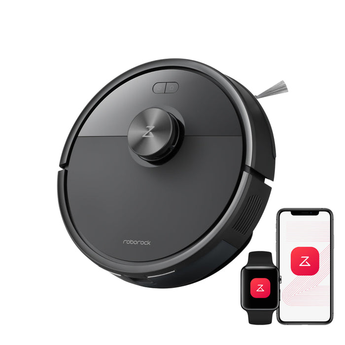 Roborock Q7 M5 robot vacuum running an unattended weekday cleaning cycle