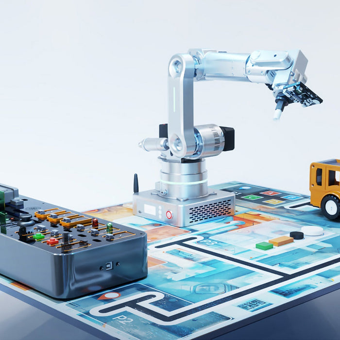 WLKATA AI-HUB navigation learning kit teaching vision, voice and gesture control