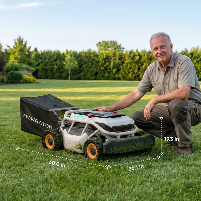 Do you need a garage for a robot lawn mower?
