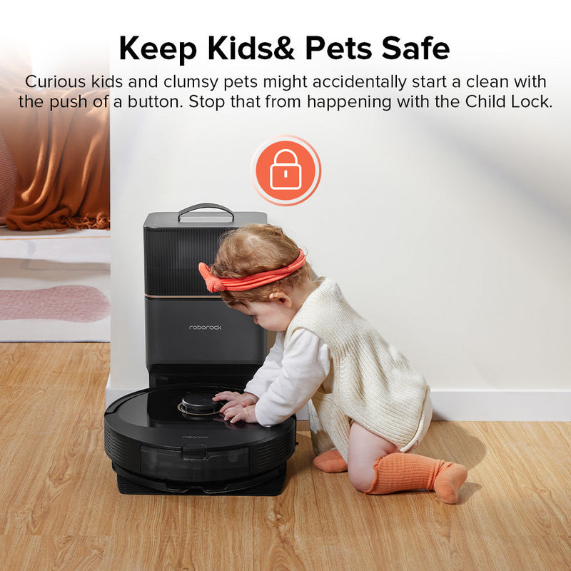 Roborock Q8 Max+ Robot Vacuum and Mop with Auto-Empty Dock