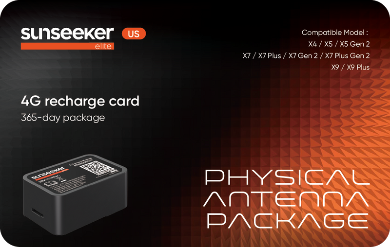 Sunseeker Elite 4G and nRTK recharge card