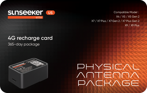 Sunseeker Elite 4G and nRTK recharge card