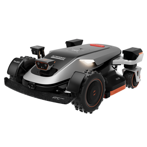 Sunseeker Elite X9 robotic lawn mower, front