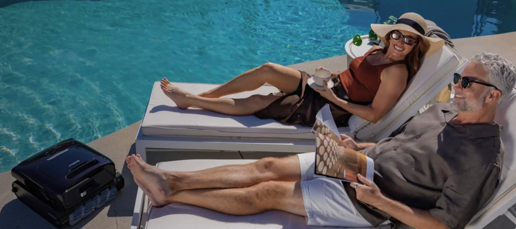 Skip the skimmer. Beatbot does the pool.
