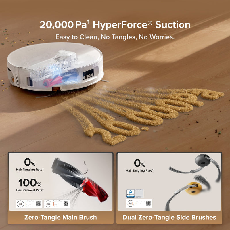 Roborock Qrevo Curv 2 Flow Roller Mop Robot Vacuum With Multifunctional Dock