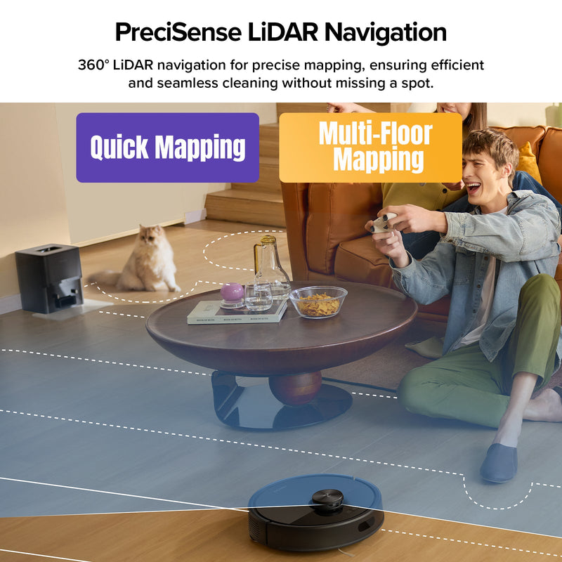 Roborock Q7 M5+ Robot Vacuum and Mop with Auto- Empty Dock (Upgraded from Q5 Max+)