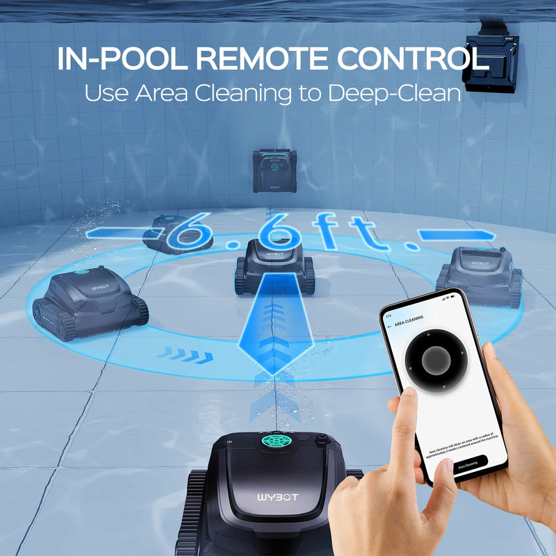 WYBOT Full Pool Solution Bundle-S2 Solar Vision & F1