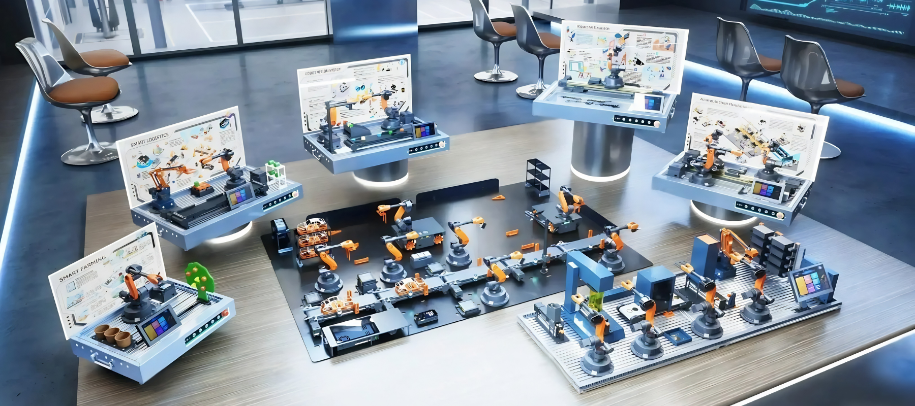 Build, code, and teach with real robotics.