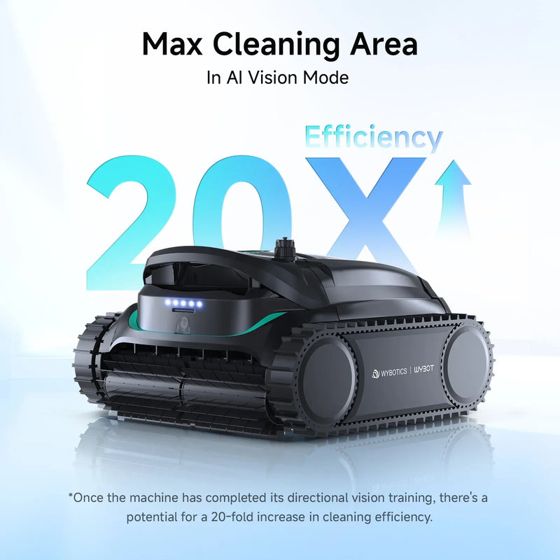 WYBOT M2 Vision Tech High-End Cordless Robotic Pool Cleaner