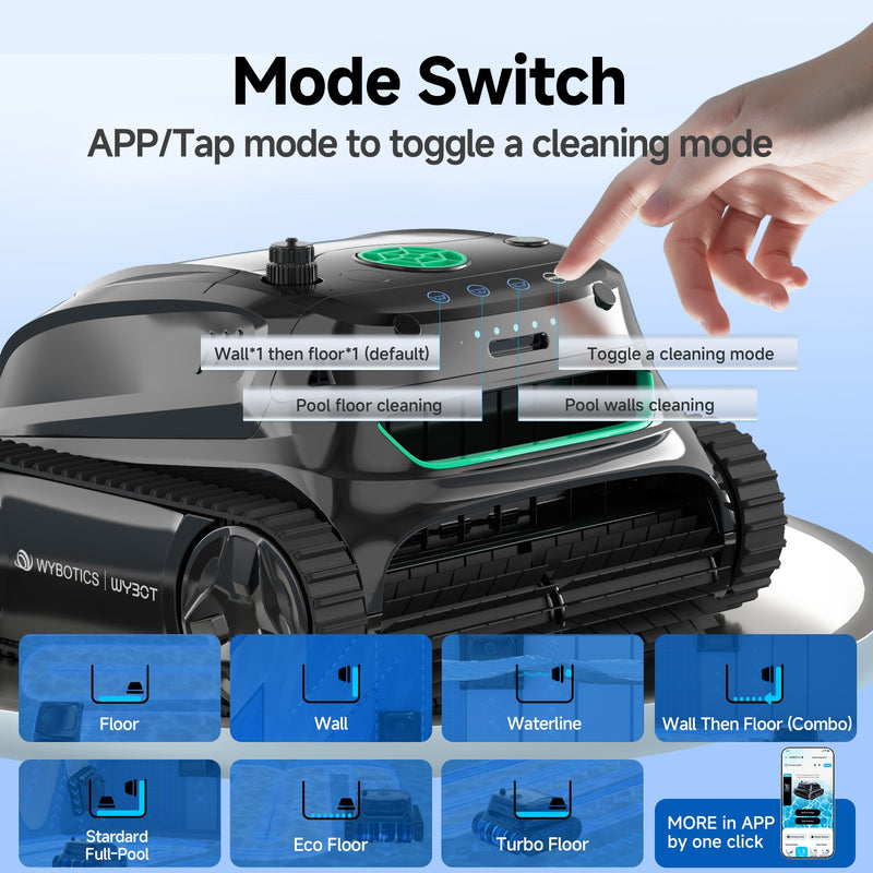 WYBOT S2 High-End Cordless Robotic Pool Cleaner