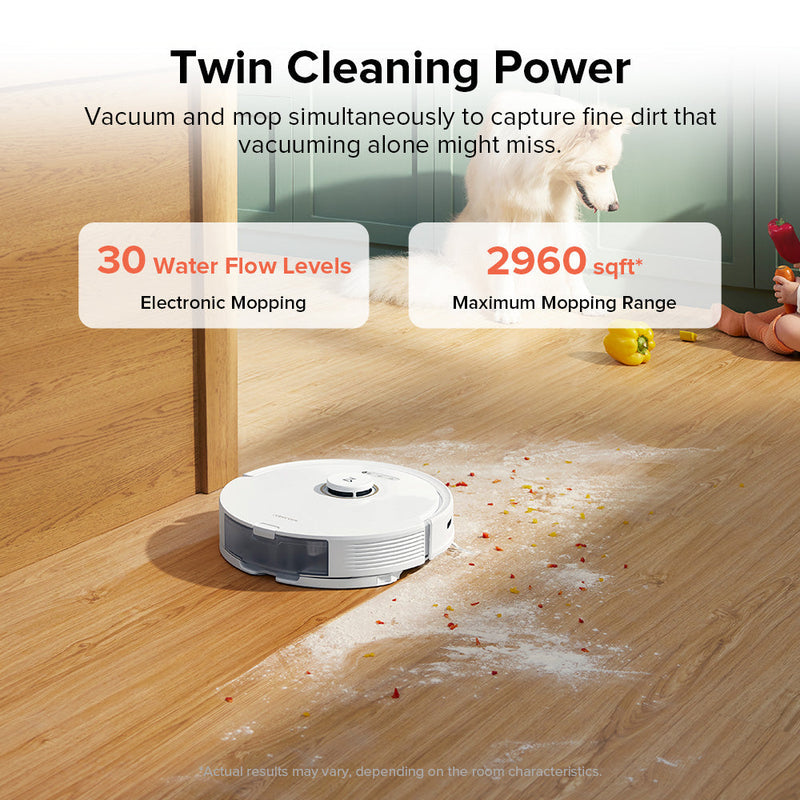Roborock Q8 Max+ Robot Vacuum and Mop with Auto-Empty Dock