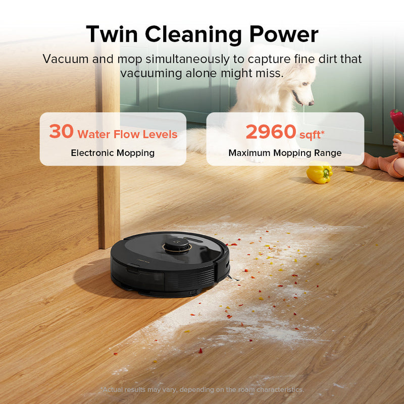 Roborock Q8 Max+ Robot Vacuum and Mop with Auto-Empty Dock