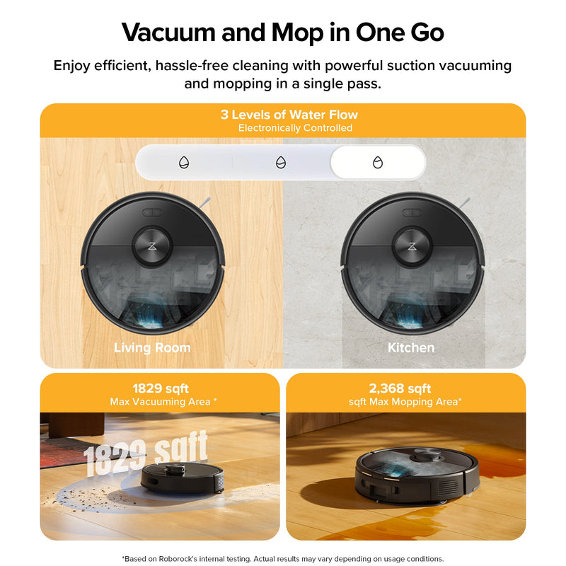 Roborock Q7 M5+ Robot Vacuum and Mop with Auto- Empty Dock (Upgraded from Q5 Max+)