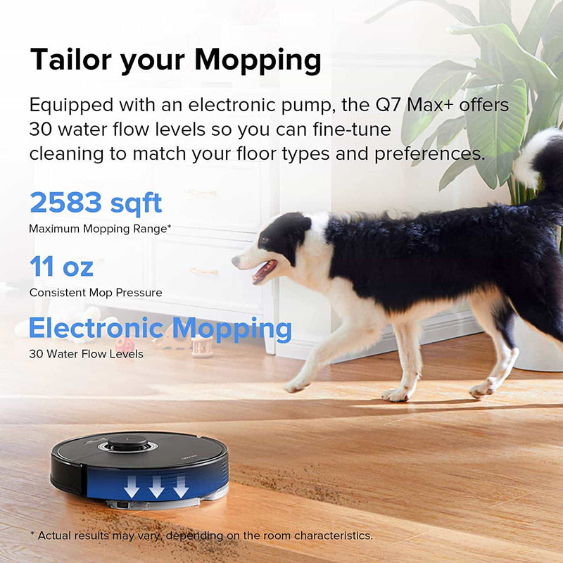 Roborock Q7 Max+ Robot Vacuum with Auto-Empty Dock Pure