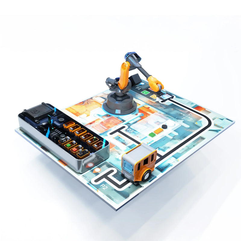 WLKATA |AI-HUB| AI Navigation Learning Kit (With Textbook) - XFactory Brain - Control Robotic Arms with AI Vision, Voice, Gesture, Arduino