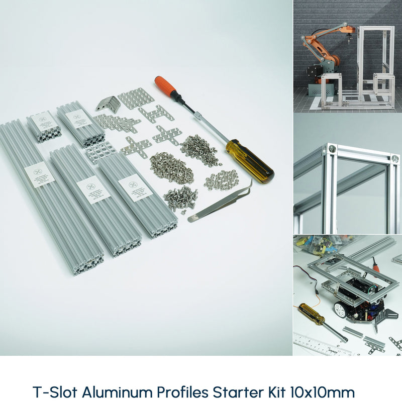 Wlkata Mini T-slot Starter Kit | Aluminum profiles 8x8mm 10x10mm 15x15mm