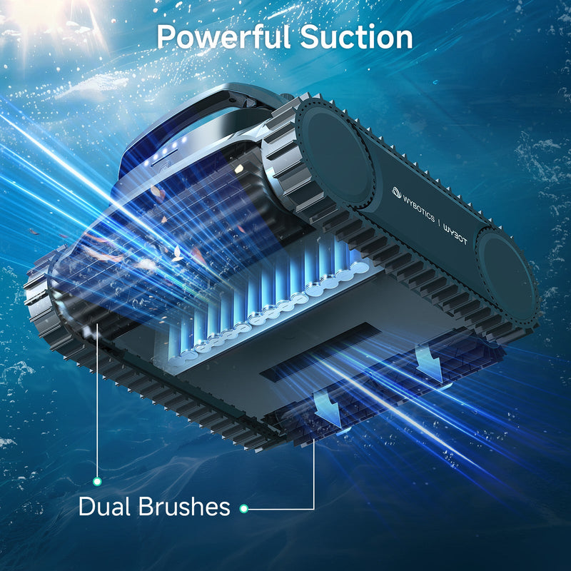 WYBOT M2 Vision Tech High-End Cordless Robotic Pool Cleaner