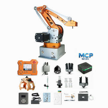WLKATA MT4 Advanced Kit | 0.1mm Metal 4 Axis Robotic Arm, ROS2 Arduino, Rebuildable