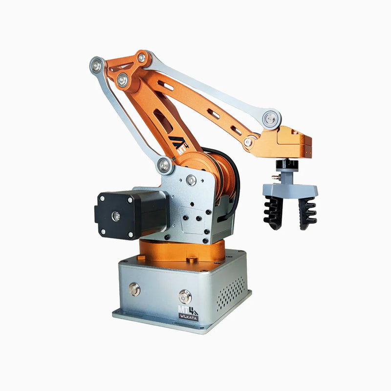 WLKATA MT4 Advanced Kit | 0.1mm Metal 4 Axis Robotic Arm, ROS2 Arduino, Rebuildable (Copy)