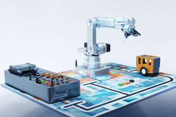 WLKATA |AI-HUB| AI Navigation Learning Kit (With Textbook) - XFactory Brain - Control Robotic Arms with AI Vision, Voice, Gesture, Arduino