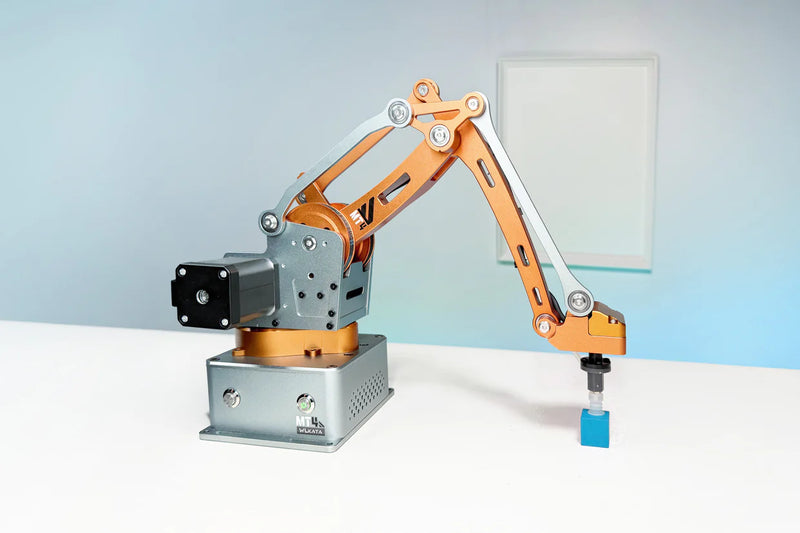 WLKATA MT4 Advanced Kit | 0.1mm Metal 4 Axis Robotic Arm, ROS2 Arduino, Rebuildable (Copy)