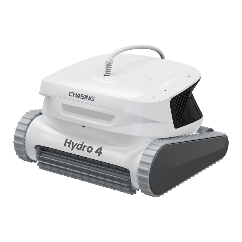 Chasing Hydro 4 battery robotic pool cleaner, front three-quarter view