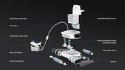Chasing Hydro 4 corded pool cleaner exploded view of components