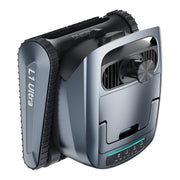 Chasing L1 Ultra pool cleaner, angled side view