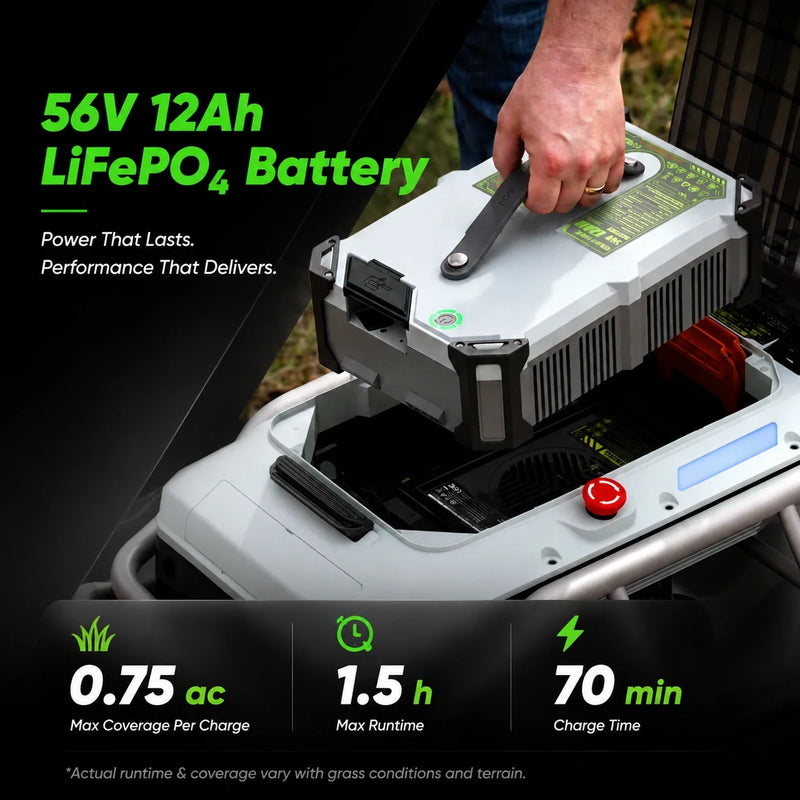 Mowrator S1 2WD with 12Ah battery