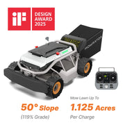 Mowrator S1 4WD Grip Tread Tire Edition remote control lawn mower