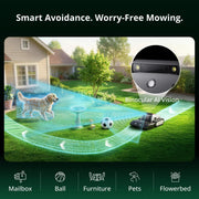 Lymow One Plus binocular AI vision avoids pets, toys, furniture and flowerbeds