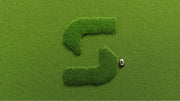 Sunseeker Elite X4 robotic lawn mower, lawn art mowing pattern