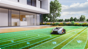 Sunseeker X4 professional striped mowing result