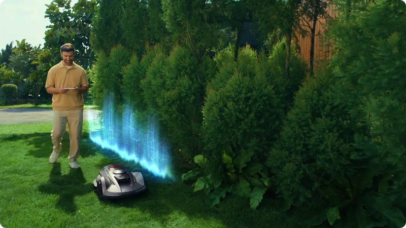 Sunseeker Elite X7 robotic lawn mower, virtual boundary in the app