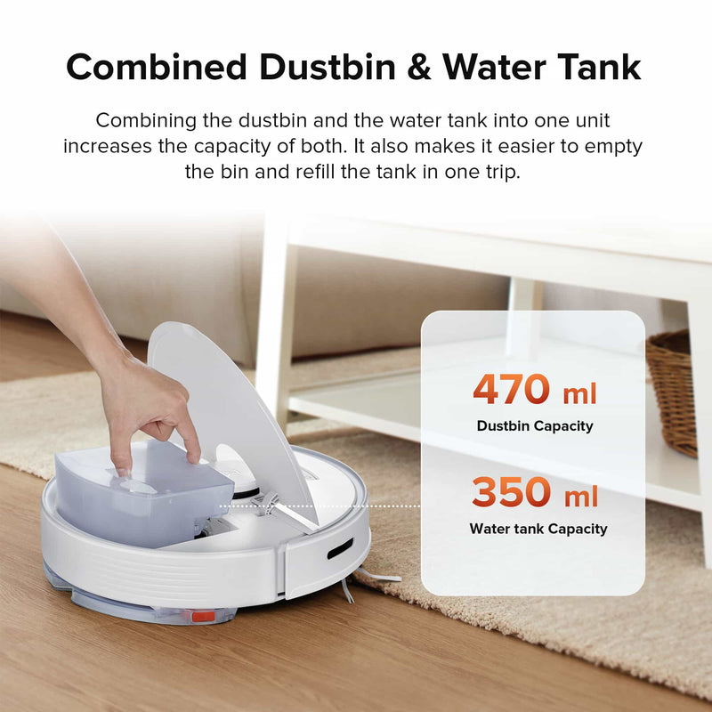 Roborock Q7 Max+ Robot Vacuum with Auto-Empty Dock Pure