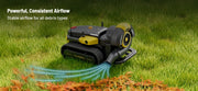 Yarbo Blower Module feature: powerful, consistent airflow. Stable airflow for all debris types.