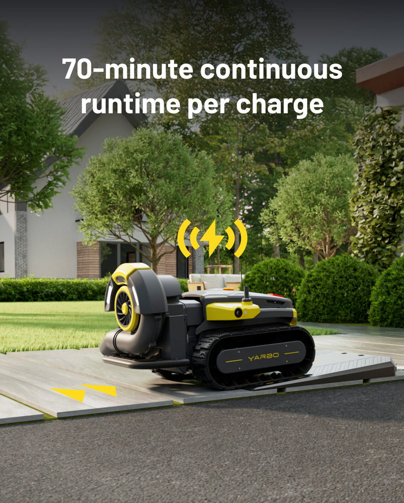 Yarbo Blower Module, 70-minute continuous runtime per charge