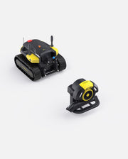 Yarbo Core and Blower Module shown separately before attachment