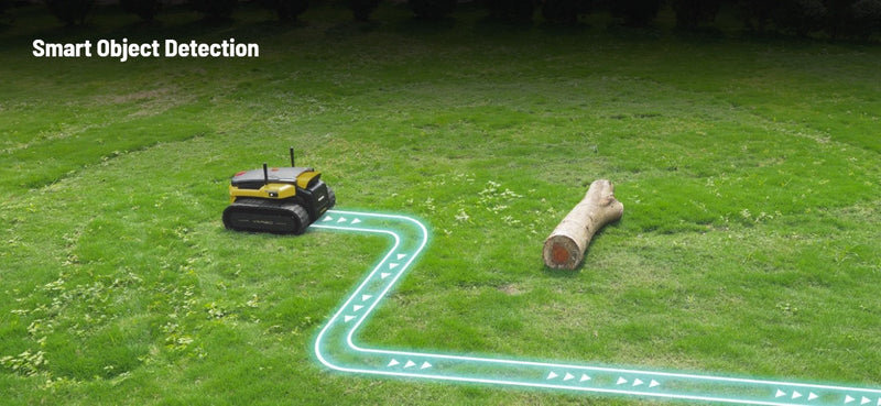 Yarbo Core feature: smart object detection.