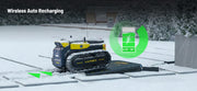 Yarbo Core feature: wireless auto recharging.