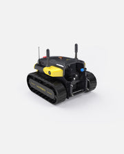 Yarbo Core modular yard robot, tracked base unit, angled front view