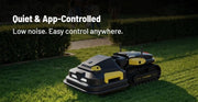 Yarbo Lawn Mower Pro Module feature: Quiet and App-Controlled. Low noise, easy control anywhere.