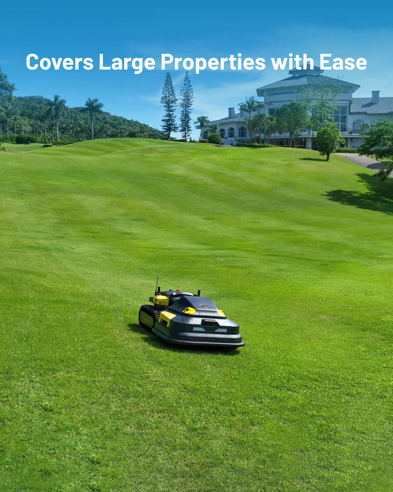 Yarbo Lawn Mower Pro covering a large property with ease