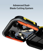 Yarbo Lawn Mower Pro underside showing the advanced dual-blade cutting system