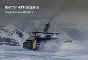 Yarbo Snow Blower feature: built for minus 13 degree F blizzards. Ready for real winters.